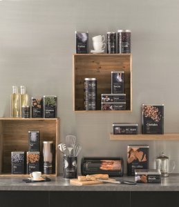 5five Puszka na kawę, 500 g, metal, czarna 2