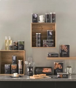 5five Puszka na kawę, 500 g, metal, czarna 7