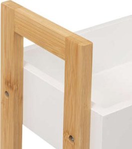5five Wózek łazienkowy BAMBOO, szafka bambusowa - 3 poziomy 2