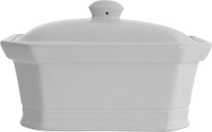 Secret de Gourmet Naczynie ceramiczne do zapiekania MINI z pokrywką, białe 3