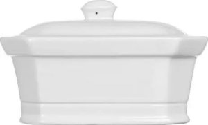 Secret de Gourmet Naczynie ceramiczne do zapiekania MINI z pokrywką, białe 7