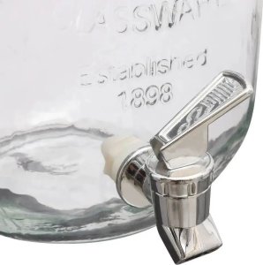 Secret de Gourmet Szklany dystrybutor do soków i napojów, 4 L 2