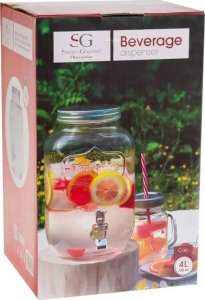 Secret de Gourmet Szklany dystrybutor do soków i napojów, 4 L 3