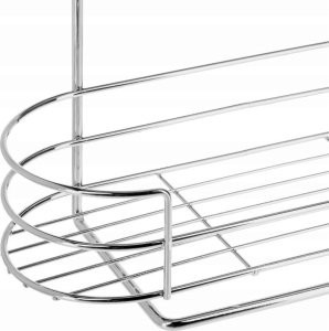 5five Półka wisząca pod prysznic, 2 poziomy, stal chromowana 3