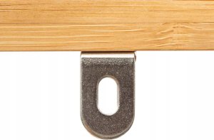 5five Regał bambusowy do łazienki, szafka w stylu skandynawskim z półkami 15