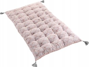 Douceur d`Interieur Materac futon bawełniany ARTCHIC, metaliczny wzór, z frędzlami, 60 x 120 cm 1