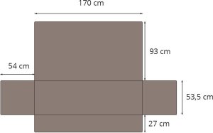 Douceur d`Interieur Pokrowiec na sofę WELL, pikowany, mikrofibra, 279 x 179 cm 8