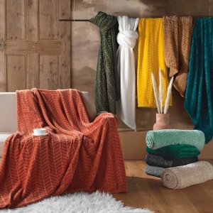 Douceur d`Interieur Narzuta z tłoczonym wzorem ARYA, 180 x 220 cm 3