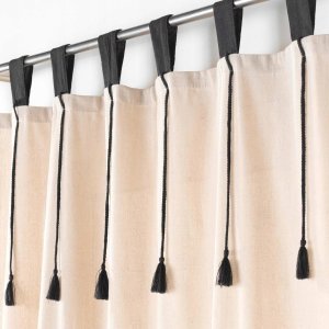 Douceur d`Interieur Zasłona na szelkach FILINE, polibawełna, 140 x 240 cm 3