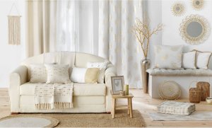 Douceur d`Interieur Nowoczesne firany do salonu PALMEOR, 140 x 240 cm 5