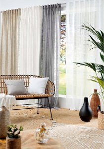 Douceur d`Interieur Firanka z ukrytymi szelkami HALTONA, 140 x 240 cm 6