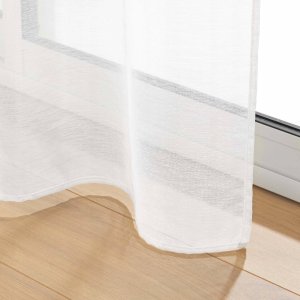 Douceur d`Interieur Firanka gotowa z gładkiego woalu LISSEA, biała 4