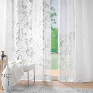 Douceur d`Interieur Firana z roślinnym wzorem MAGNOLIA, 140 x 240 cm 5