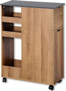 Kesper Wózek kuchenny z koszem na śmieci, rustykalny, KESPER 6