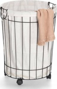 Zeller Metalowy kosz na pranie na kółkach, Ø 44 x 55 cm 6