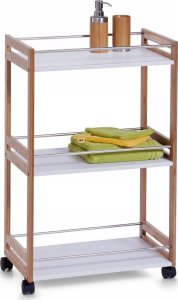 Zeller Wózek łazienkowy BAMBOO, regał - 3 poziomy, ZELLER 2