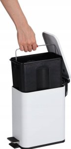 Kosz na śmieci Zeller Kosz  łazienkowy z pedałem, 5 litrów 3