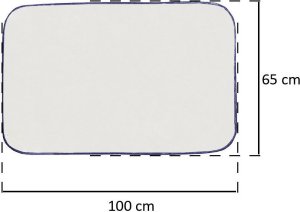 Maximex Bawełniany podkład THERMAL na deskę do prasowania,100x65 2