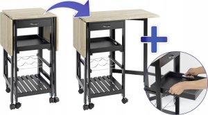 Maximex Barek kuchenny na kółkach, rozkładany 5