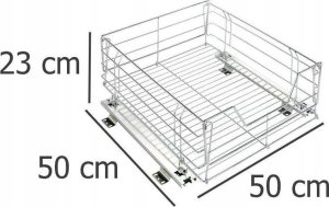 Maximex Metalowy koszyk pod blat kuchenny, ORGANIZER na przybory kuchenne 4