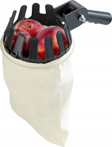 Maximex Zbierak do owoców, bawełniana torba, Ø 14 cm 5