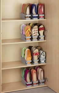 Maximex Organizer na buty, pionowy, 3 sztuki w komplecie 3