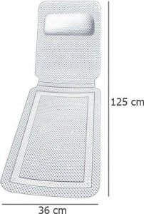 Maximex Mata antypoślizgowa 36x125cm biały 7