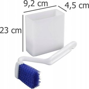 Maximex Szczotka kątowa do czyszczenia WC i pojemnik z przyssawkami 6