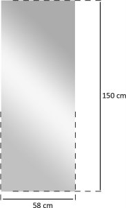 Maximex Samoprzylepna folia lustrzana,150 x 58 cm 2