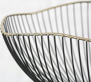 Boltze Metalowe koszyki dekoracyjne YOKO, czarne, 2 sztuki 4