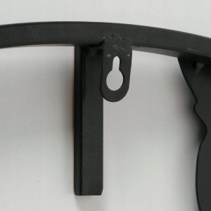 Boltze Zegar ścienny Union, metalowy ze złotymi wskazówkami 6