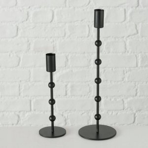 Boltze Metalowy świecznik Kimberly, 2 sztuki, kolor czarny 8
