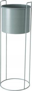 Boltze Metalowe doniczki na stojaku Melanda, jasnozielone, 3 sztuki 10