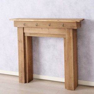 Boltze Konsola kominkowa FERDINAND, drewniana, 95 x 110 cm 2