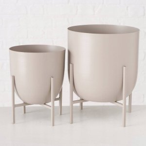 Boltze Komplet osłonek na doniczkę z metalu KILANA, 2 sztuki 8