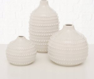 Boltze Wazon dekoracyjny Meruna, porcelanowy, 3 sztuki 8