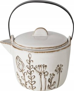 Boltze Porcelanowy dzbanek z żelazną rączką, Bloma, 1200 ml 1