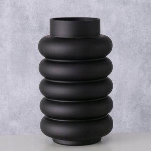 Boltze Szklany wazon RIBBO, czarny 3