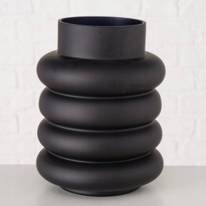 Boltze Szklany wazon RIBBO, czarny 4