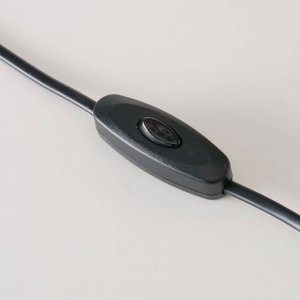 Boltze Metalowa lampka stołowa Clover, szary klosz, Ø 25 cm 5