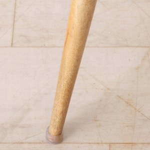 Boltze Stoliki kawowe loftowe z czarnym blatem i nogami z drewna mango MASDOUR, 3 sztuki 4