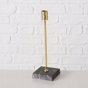 Boltze Zestaw świeczników na jedną świeczkę LAGRO, podstawa z betonu imitującego marmur 5