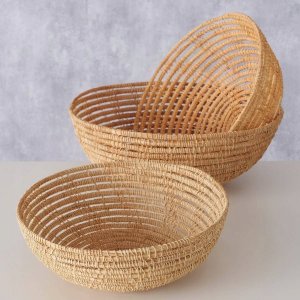 Boltze Koszyk pleciony Palmina, 3 sztuki, palma arek 10