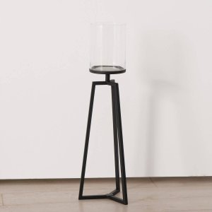 Boltze Szklane świeczniki na metalowym stelażu Cosa, 75-95 cm 6