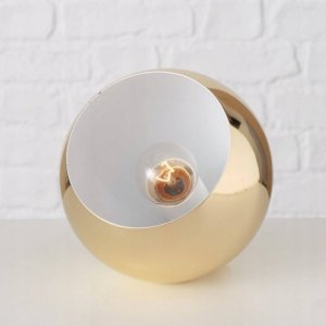 Boltze Lampa stołowa Missy, Ø 15 cm, złota 11