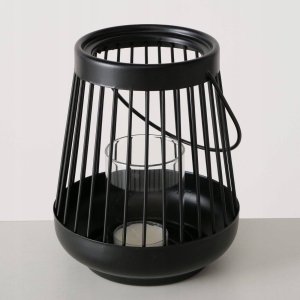 Boltze Lampion czarny HELLO, metalowy, 16 cm 3