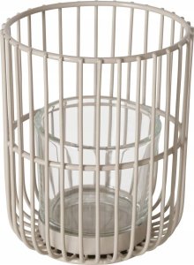 Boltze Metalowy lampion CINDY, beżowy, 2 sztuki 6