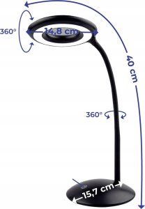 Maximex Lampka na biurko LED z lupą, Ø 14,8 cm 3