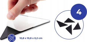 Maximex Podkładki antypoślizgowe pod dywan 4 szt. 2