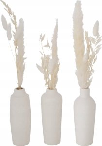 Boltze Porcelanowy wazon dekoracyjny Bianca, suszone kwiaty, wys. 16 cm 5